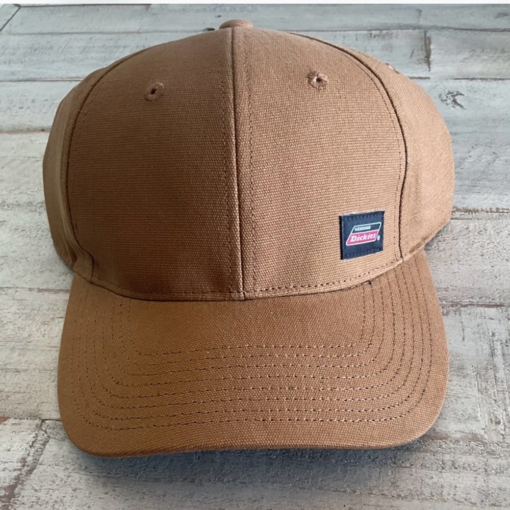 Dickies Water Defense Trucker Hat One Size Khaki Tan Brown New